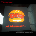 Fabricantes Custom Outdoor Shop LED Publicidad Caja de luz